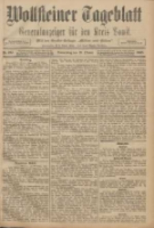 Wollsteiner Tageblatt: Generalanzeiger f&uuml;r den Kreis Bomst: mit der Gratis-Beilage: "Bl&auml;tter und Bl&uuml;ten" 1908.10.29 Nr255