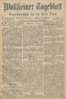 Wollsteiner Tageblatt: Generalanzeiger f&uuml;r den Kreis Bomst: mit der Gratis-Beilage: "Bl&auml;tter und Bl&uuml;ten" 1908.11.03 Nr259