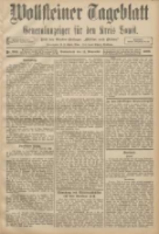 Wollsteiner Tageblatt: Generalanzeiger für den Kreis Bomst: mit der Gratis-Beilage: "Blätter und Blüten" 1908.11.14 Nr269