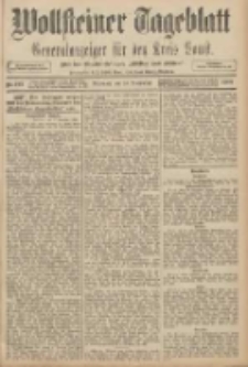 Wollsteiner Tageblatt: Generalanzeiger f&uuml;r den Kreis Bomst: mit der Gratis-Beilage: "Bl&auml;tter und Bl&uuml;ten" 1908.11.18 Nr272