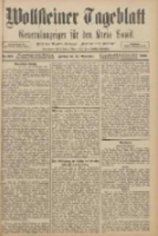 Wollsteiner Tageblatt: Generalanzeiger für den Kreis Bomst: mit der Gratis-Beilage: "Blätter und Blüten" 1908.11.20 Nr273