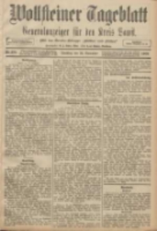 Wollsteiner Tageblatt: Generalanzeiger f&uuml;r den Kreis Bomst: mit der Gratis-Beilage: "Bl&auml;tter und Bl&uuml;ten" 1908.11.24 Nr276