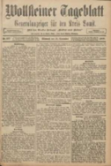 Wollsteiner Tageblatt: Generalanzeiger für den Kreis Bomst: mit der Gratis-Beilage: "Blätter und Blüten" 1908.11.25 Nr277