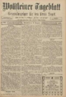 Wollsteiner Tageblatt: Generalanzeiger f&uuml;r den Kreis Bomst: mit der Gratis-Beilage: "Bl&auml;tter und Bl&uuml;ten" 1908.11.28 Nr280