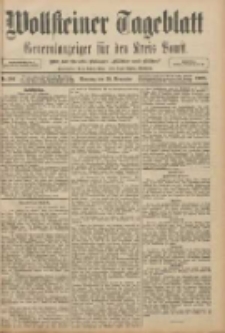 Wollsteiner Tageblatt: Generalanzeiger für den Kreis Bomst: mit der Gratis-Beilage: "Blätter und Blüten" 1908.11.29 Nr281