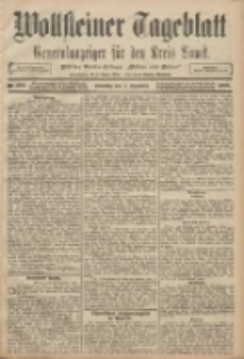 Wollsteiner Tageblatt: Generalanzeiger f&uuml;r den Kreis Bomst: mit der Gratis-Beilage: "Bl&auml;tter und Bl&uuml;ten" 1908.12.01 Nr282