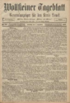 Wollsteiner Tageblatt: Generalanzeiger für den Kreis Bomst: mit der Gratis-Beilage: "Blätter und Blüten" 1908.12.01 Nr282