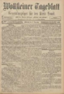 Wollsteiner Tageblatt: Generalanzeiger f&uuml;r den Kreis Bomst: mit der Gratis-Beilage: "Bl&auml;tter und Bl&uuml;ten" 1908.12.02 Nr283