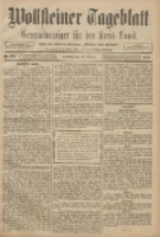 Wollsteiner Tageblatt: Generalanzeiger f&uuml;r den Kreis Bomst: mit der Gratis-Beilage: "Bl&auml;tter und Bl&uuml;ten" 1908.10.27 Nr253