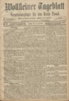 Wollsteiner Tageblatt: Generalanzeiger für den Kreis Bomst: mit der Gratis-Beilage: "Blätter und Blüten" 1908.12.11 Nr291