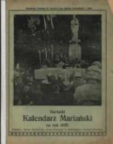 Kartuski Kalendarz Mariański na rok 1939.