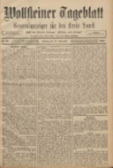 Wollsteiner Tageblatt: Generalanzeiger f&uuml;r den Kreis Bomst: mit der Gratis-Beilage: "Bl&auml;tter und Bl&uuml;ten" 1908.12.18 Nr297