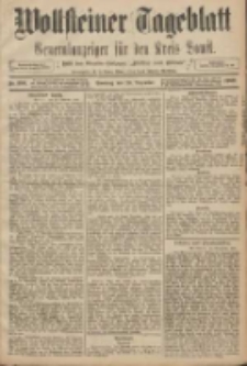 Wollsteiner Tageblatt: Generalanzeiger f&uuml;r den Kreis Bomst: mit der Gratis-Beilage: "Bl&auml;tter und Bl&uuml;ten" 1908.12.20 Nr299