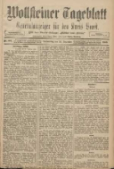Wollsteiner Tageblatt: Generalanzeiger für den Kreis Bomst: mit der Gratis-Beilage: "Blätter und Blüten" 1908.12.24 Nr302