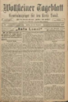 Wollsteiner Tageblatt: Generalanzeiger für den Kreis Bomst: mit der Gratis-Beilage: "Blätter und Blüten" 1908.12.25 Nr303