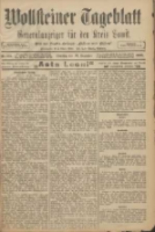 Wollsteiner Tageblatt: Generalanzeiger f&uuml;r den Kreis Bomst: mit der Gratis-Beilage: "Bl&auml;tter und Bl&uuml;ten" 1908.12.29 Nr304