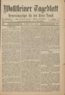 Wollsteiner Tageblatt: Generalanzeiger f&uuml;r den Kreis Bomst: mit der Gratis-Beilage: "Bl&auml;tter und Bl&uuml;ten" 1909.01.09 Nr7