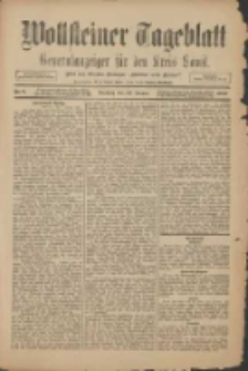 Wollsteiner Tageblatt: Generalanzeiger f&uuml;r den Kreis Bomst: mit der Gratis-Beilage: "Bl&auml;tter und Bl&uuml;ten" 1909.01.10 Nr8