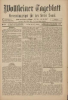 Wollsteiner Tageblatt: Generalanzeiger für den Kreis Bomst: mit der Gratis-Beilage: "Blätter und Blüten" 1909.01.15 Nr12