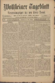 Wollsteiner Tageblatt: Generalanzeiger f&uuml;r den Kreis Bomst: mit der Gratis-Beilage: "Bl&auml;tter und Bl&uuml;ten" 1909.01.16 Nr13