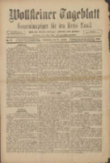 Wollsteiner Tageblatt: Generalanzeiger f&uuml;r den Kreis Bomst: mit der Gratis-Beilage: "Bl&auml;tter und Bl&uuml;ten" 1909.01.21 Nr17