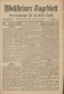 Wollsteiner Tageblatt: Generalanzeiger für den Kreis Bomst: mit der Gratis-Beilage: "Blätter und Blüten" 1909.01.22 Nr18