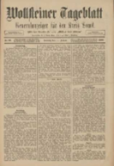 Wollsteiner Tageblatt: Generalanzeiger f&uuml;r den Kreis Bomst: mit der Gratis-Beilage: "Bl&auml;tter und Bl&uuml;ten" 1909.01.31 Nr26
