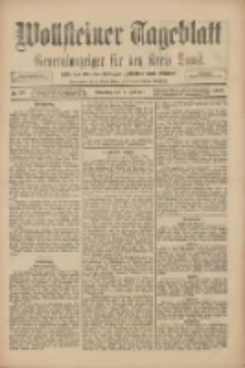 Wollsteiner Tageblatt: Generalanzeiger f&uuml;r den Kreis Bomst: mit der Gratis-Beilage: "Bl&auml;tter und Bl&uuml;ten" 1909.02.02 Nr27