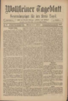 Wollsteiner Tageblatt: Generalanzeiger für den Kreis Bomst: mit der Gratis-Beilage: "Blätter und Blüten" 1909.02.03 Nr28