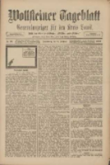 Wollsteiner Tageblatt: Generalanzeiger f&uuml;r den Kreis Bomst: mit der Gratis-Beilage: "Bl&auml;tter und Bl&uuml;ten" 1909.02.04 Nr29