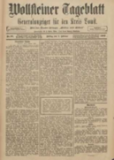 Wollsteiner Tageblatt: Generalanzeiger für den Kreis Bomst: mit der Gratis-Beilage: "Blätter und Blüten" 1909.02.05 Nr30