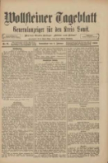 Wollsteiner Tageblatt: Generalanzeiger f&uuml;r den Kreis Bomst: mit der Gratis-Beilage: "Bl&auml;tter und Bl&uuml;ten" 1909.02.06 Nr31