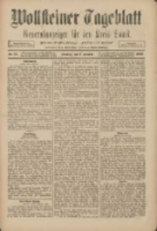 Wollsteiner Tageblatt: Generalanzeiger f&uuml;r den Kreis Bomst: mit der Gratis-Beilage: "Bl&auml;tter und Bl&uuml;ten" 1909.02.09 Nr33