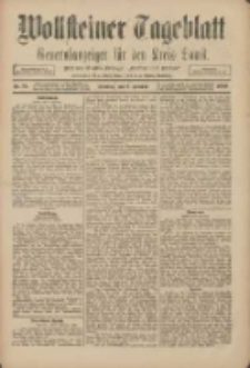 Wollsteiner Tageblatt: Generalanzeiger für den Kreis Bomst: mit der Gratis-Beilage: "Blätter und Blüten" 1909.02.09 Nr33