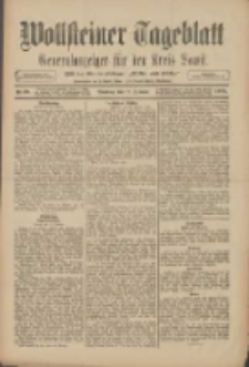 Wollsteiner Tageblatt: Generalanzeiger f&uuml;r den Kreis Bomst: mit der Gratis-Beilage: "Bl&auml;tter und Bl&uuml;ten" 1909.02.16 Nr39