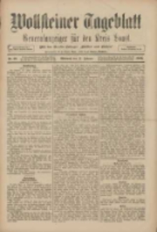 Wollsteiner Tageblatt: Generalanzeiger f&uuml;r den Kreis Bomst: mit der Gratis-Beilage: "Bl&auml;tter und Bl&uuml;ten" 1909.02.17 Nr40