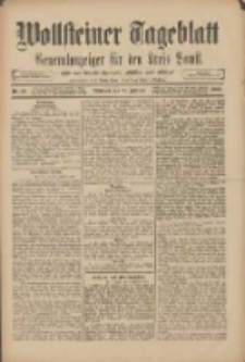 Wollsteiner Tageblatt: Generalanzeiger für den Kreis Bomst: mit der Gratis-Beilage: "Blätter und Blüten" 1909.02.24 Nr46