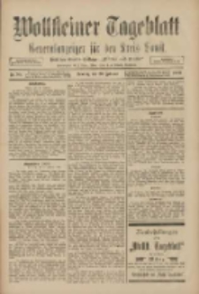 Wollsteiner Tageblatt: Generalanzeiger f&uuml;r den Kreis Bomst: mit der Gratis-Beilage: "Bl&auml;tter und Bl&uuml;ten" 1909.02.28 Nr50
