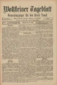 Wollsteiner Tageblatt: Generalanzeiger f&uuml;r den Kreis Bomst: mit der Gratis-Beilage: "Bl&auml;tter und Bl&uuml;ten" 1909.03.10 Nr58