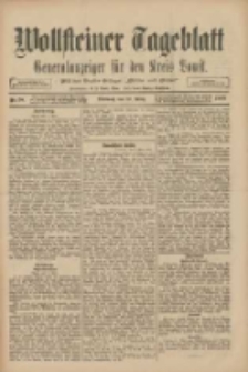 Wollsteiner Tageblatt: Generalanzeiger für den Kreis Bomst: mit der Gratis-Beilage: "Blätter und Blüten" 1909.03.10 Nr58