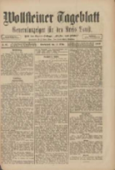 Wollsteiner Tageblatt: Generalanzeiger für den Kreis Bomst: mit der Gratis-Beilage: "Blätter und Blüten" 1909.03.13 Nr61