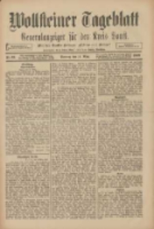 Wollsteiner Tageblatt: Generalanzeiger für den Kreis Bomst: mit der Gratis-Beilage: "Blätter und Blüten" 1909.03.14 Nr62