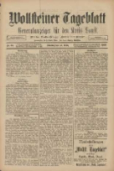 Wollsteiner Tageblatt: Generalanzeiger f&uuml;r den Kreis Bomst: mit der Gratis-Beilage: "Bl&auml;tter und Bl&uuml;ten" 1909.03.23 Nr69