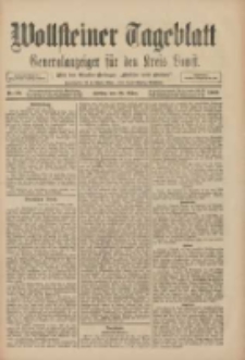 Wollsteiner Tageblatt: Generalanzeiger für den Kreis Bomst: mit der Gratis-Beilage: "Blätter und Blüten" 1909.03.26 Nr72