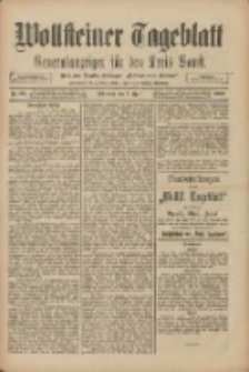 Wollsteiner Tageblatt: Generalanzeiger f&uuml;r den Kreis Bomst: mit der Gratis-Beilage: "Bl&auml;tter und Bl&uuml;ten" 1909.04.07 Nr82