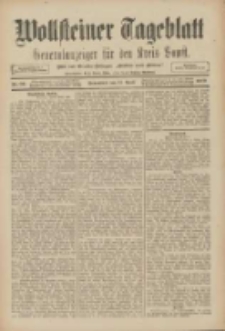 Wollsteiner Tageblatt: Generalanzeiger f&uuml;r den Kreis Bomst: mit der Gratis-Beilage: "Bl&auml;tter und Bl&uuml;ten" 1909.04.17 Nr89