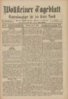 Wollsteiner Tageblatt: Generalanzeiger f&uuml;r den Kreis Bomst: mit der Gratis-Beilage: "Bl&auml;tter und Bl&uuml;ten" 1909.04.27 Nr97