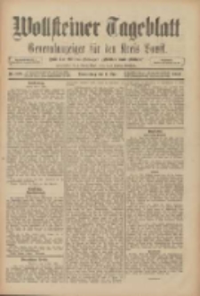 Wollsteiner Tageblatt: Generalanzeiger f&uuml;r den Kreis Bomst: mit der Gratis-Beilage: "Bl&auml;tter und Bl&uuml;ten" 1909.05.06 Nr105