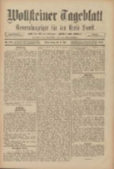 Wollsteiner Tageblatt: Generalanzeiger für den Kreis Bomst: mit der Gratis-Beilage: "Blätter und Blüten" 1909.05.06 Nr105
