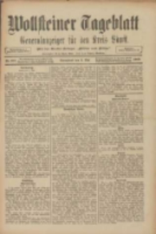 Wollsteiner Tageblatt: Generalanzeiger f&uuml;r den Kreis Bomst: mit der Gratis-Beilage: "Bl&auml;tter und Bl&uuml;ten" 1909.05.08 Nr107